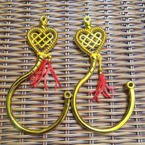 Household mosquito net hook mosquito net hook hook European style palace princess bed curtain hook gripper pair of old-fashioned student creative