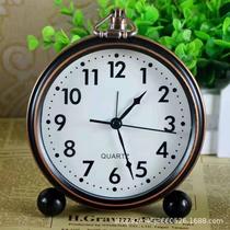 Alarm clock for students bedroom silent bedside pendulum watch simple square desktop clock creative large character desk clock alarm watch