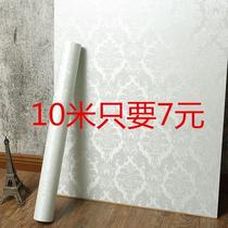 Wall Cloth 2022 New Bedroom Waterproof 100 Meter Large Roll Wallpaper Self-Adhesive Bedroom Warm Living Room Background Wallpaper 3