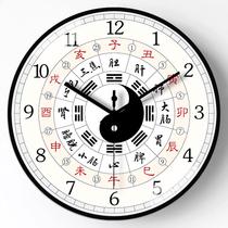 Ziwu Liuzhu clock Chinese medicine health home clock twelve oclock silent living room 24 hours beauty salon wall clock