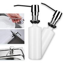 Kitchen sink soap dispenser accessories dishwashing basin 304 stainless steel detergent dishwashing liquid bottle press bottle