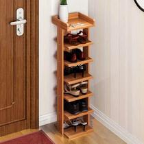 Entry shoe cabinet small size narrow widened shoe rack multi-layer home space-saving shoe cabinet door entrance shoe rack storage