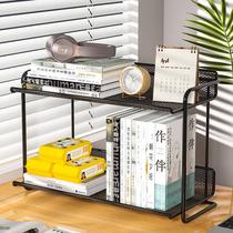 Simple bookshelf storage rack office desktop storage small shelf home table kitchen multi-layer desk organization rack