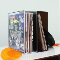 Vinyl nostalgic record collection rack LP film storage box large-capacity acrylic integrated 12-inch disc storage