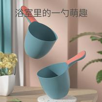 Infant shampoo cup baby bath water scoop household childrens bath toy shampoo cup small shower head