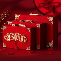 Betrothal gift box engagement supplies wedding gift box wedding gift box wedding gift box betrothal gift box cash 100000