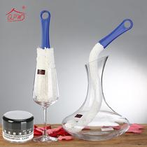 New decanter cleaning brush red wine cup brush multifunctional goblet and pot cleaning brush bendable cleaning artifact