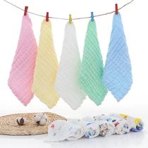 Childrens face towel pure cotton gauze newborn super soft female household special baby baby cotton small square towel