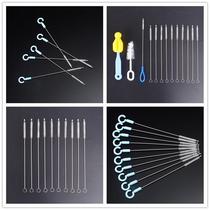 Straw Brush Baby Bottle Brush Set Baby Straw Cup Brush Thick and Long Straw Cleaning Slender Cleaning Brush