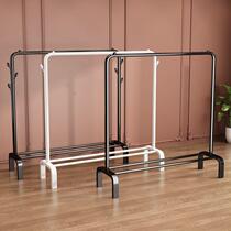 Clothes rack floor-standing bedroom household clothes hanger clothes drying rack indoor coat rack simple balcony cool rod