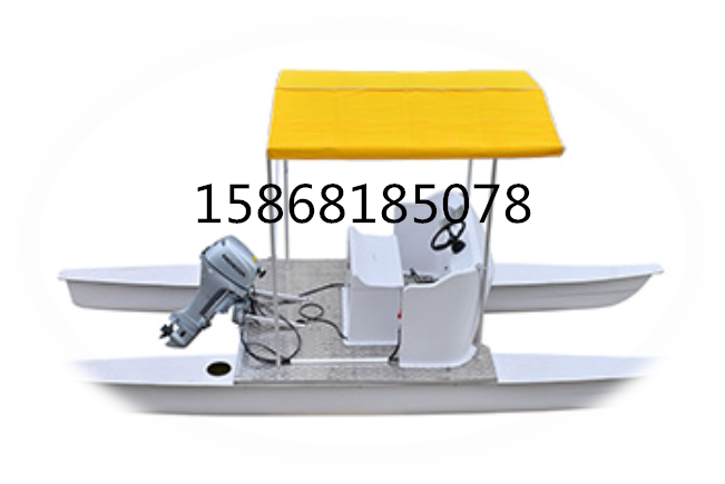 Coach ship fiberglass catamaran wave elimination boat dragon boat referee boat racing boat referee boat Pearson Kanghua Ark