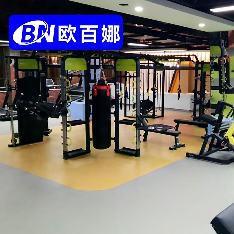 Gym floor stickers pvc plastic sports floor indoor high-end fitness club table tennis hall special floor stickers