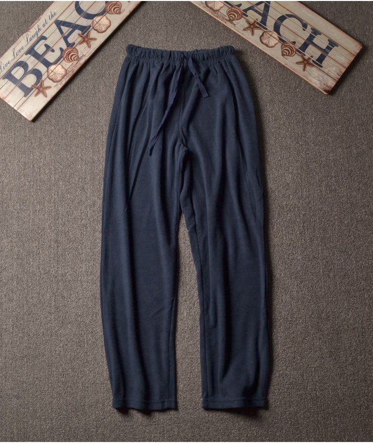 Một con hổ thủy triều cộng với nhung mùa thu và mùa đông nam thoải mái mặc quần pyjama quần thun quần K31 quần áo thể thao nam