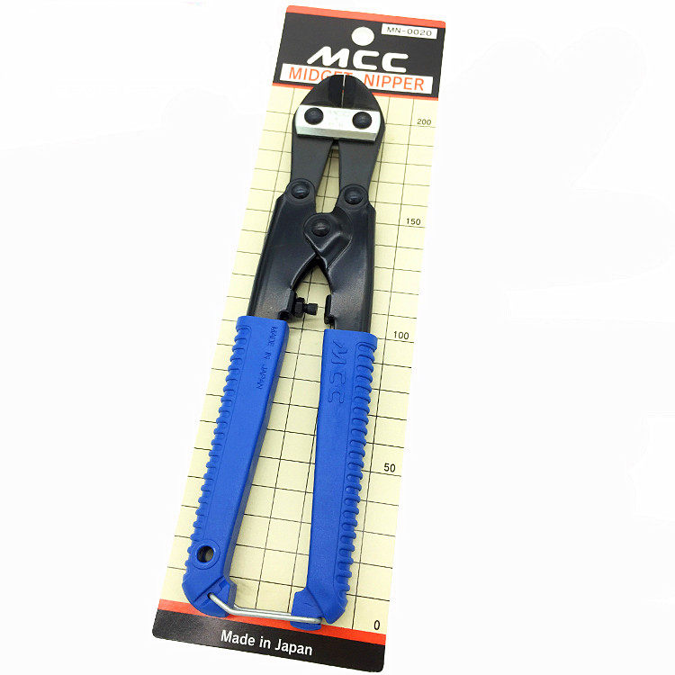 Japan imported wire cutter 8 inch straight mouth steel wire cut curved mouth snake head cut iron wire cut iron wire cut piano wire cut pliers