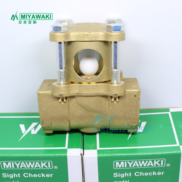 Japan MIYAWAKI MIYAWAKI flow Observer TS1 Brass threaded viewing mirror display 4 points 6 points