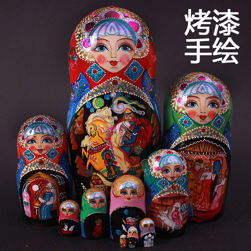 Russian Paint Doll 10 - story Harbin Manchuri Tourism Gift Creative Open Wedding Gift Accessories