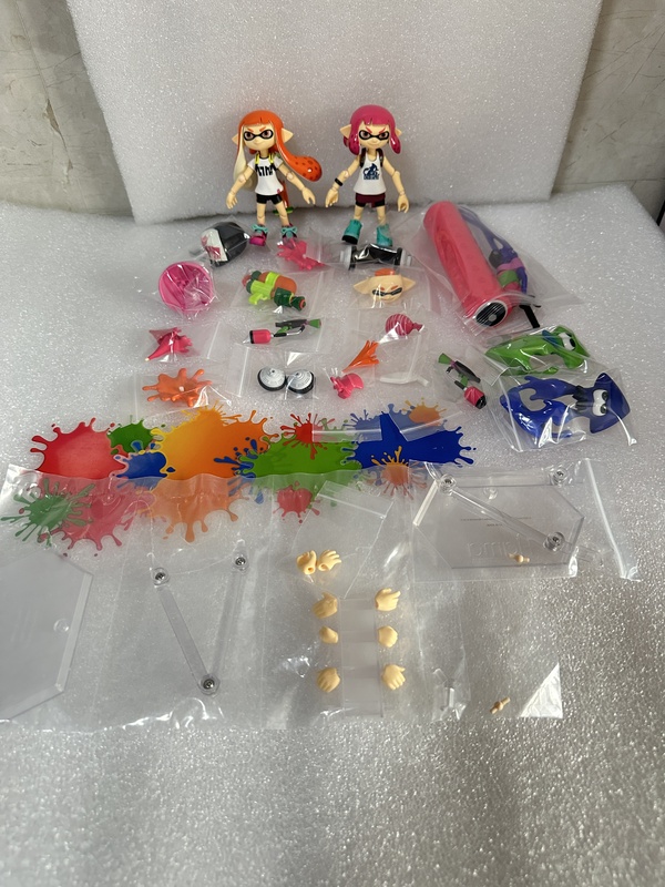 Authentic Unboxed Gsc Figma 400-Dx Splatoon Girl Action Figure Reissue