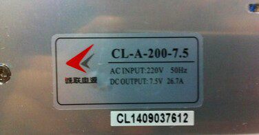 Integrity switch power supply CL-A-200-7 5 Output 26 7A new original fake one penalty 10 manufacturers direct sales