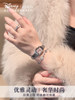 Disney Women's Watch, Light Luxury, Niche, High-End, Small Square, Gift for Best Friend's Birthday or New Year, for Girls