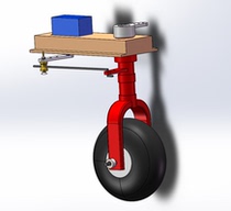 Cessna model aircraft front landing gear assembly accessories Support frame Front wheel dual-use applicable models