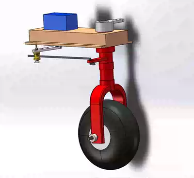 Cessna model aircraft front landing gear assembly accessories support frame Front wheel dual-use applicable models