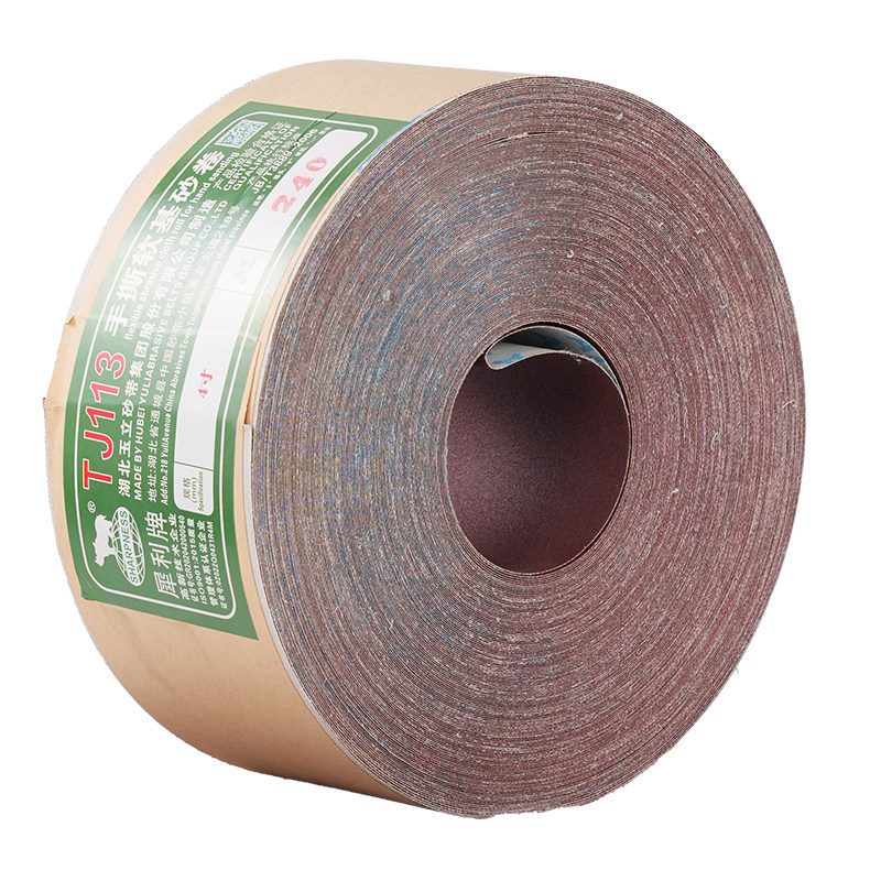 Sharp Hand-Tearable Soft Abrasive Cloth Roll, Super Anti-Clogging, for Wall and Furniture Sanding, Polishing, Dry Sanding, Soft Roll 240 #