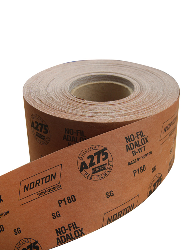 Imported Norton Sandpaper Roll Norton Sandpaper A275 Dry Sandpaper Imported Sandpaper for Woodworking and Furniture Polishing