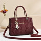 Light luxury brand red wedding bag large capacity tote bag