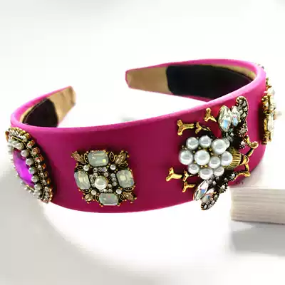 Hair band Half headgear Wig Long curly hair Straight hair Wool roll hole opener Hoop Hair band Lazy wig U-shaped whole top hair