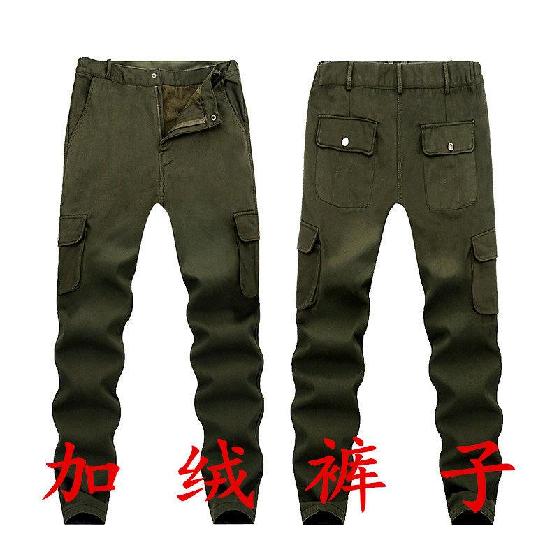 (gush) autumn and winter pure cotton working pants male wear and steam repair electric welder for anti-scalding to work and labor clothing