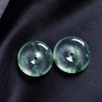 Revealed Yangmei jade all naughty jade cabinet natural emerald Myanmar A cargo glass seed floating clasp