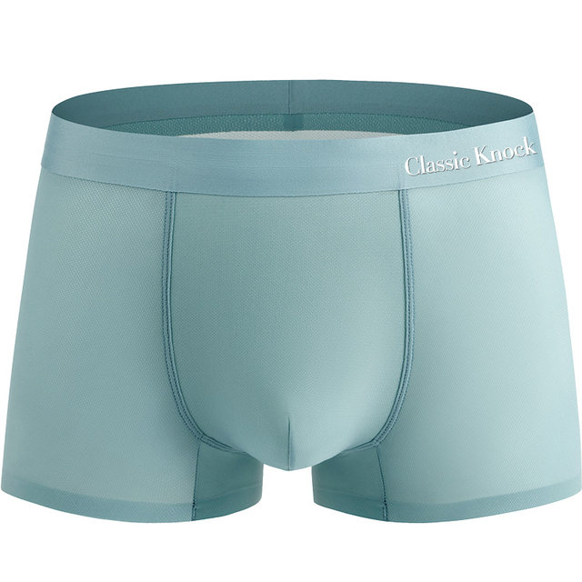 Classicknock ຂອງແທ້ underwear ຜູ້ຊາຍ ice silk ບາງ boxer briefs boxer briefs seamless ສັ້ນຫົວ ckpl ກ່ອງຂອງຂວັນ