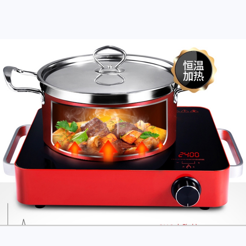 SKG black crystal cooker induction cooker special offer home smart new battery cooker light wave cooker desktop stir-fry