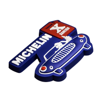 Michelin Refrigerator Magnet-Blue Inflatable Model