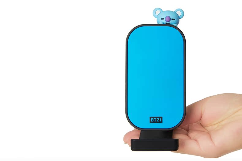 Bt21 vertical wireless mobile phone charger cartoon animation 3C peripheral fashion charging line friends