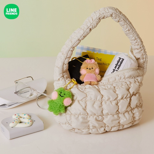 LINE FRIENDS Кукла для друга, милый брелок, креативная плюшевая подвеска