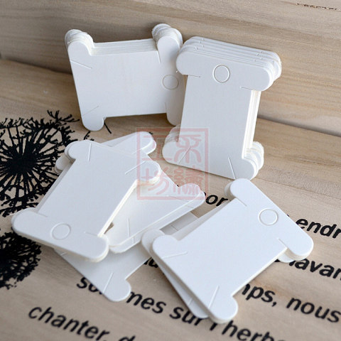 Yemono Tongan Winding Plate Paper Thickened Cardboard Embroidery Thread Small Wool Finishing Special 2 5 * 4cm