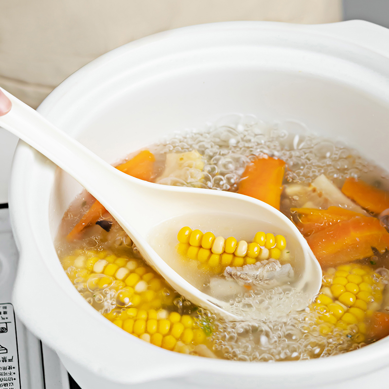 Japan imports ECHO soup spoons in soups and spoons with high temperature resistant PP leaky spoon multifunction drink soup filter hot rice spoon