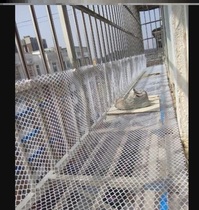 Fence balcony flower rack pad grille balcony pad sealing window storage safety net Flower pot Anti-theft window breathable