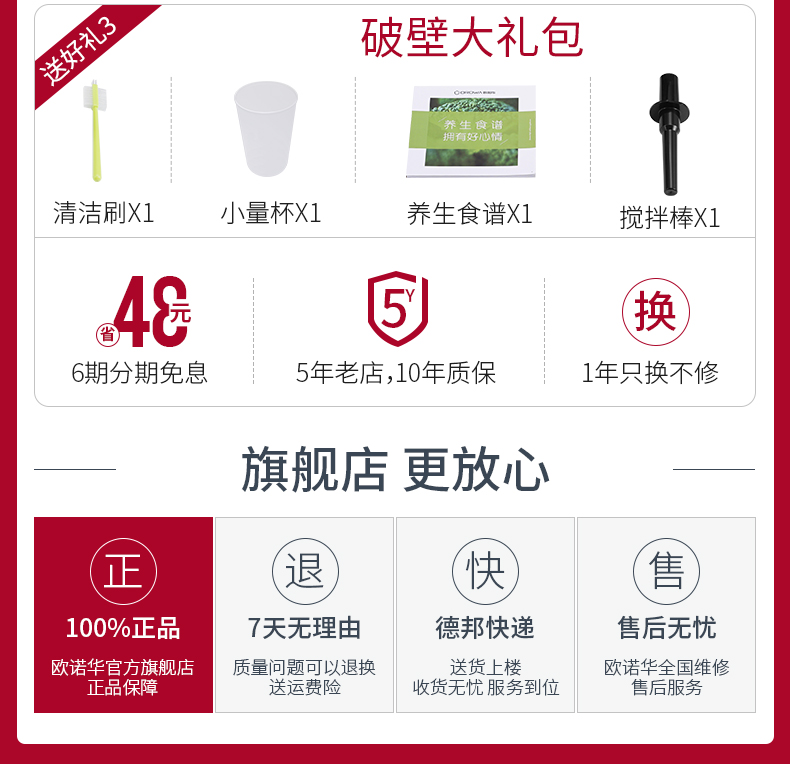 德国 欧诺华 Q2 全自动加热破壁机 图1