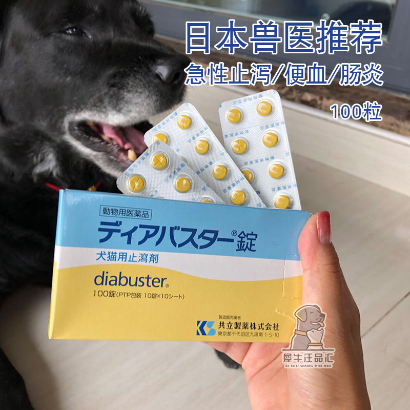 ４個セット ディアバスター錠 犬猫用止瀉剤 100錠 ４個 動物用医薬品 消化器官用薬 胃腸薬 下痢止め Pm Ssp Ma Gov Br