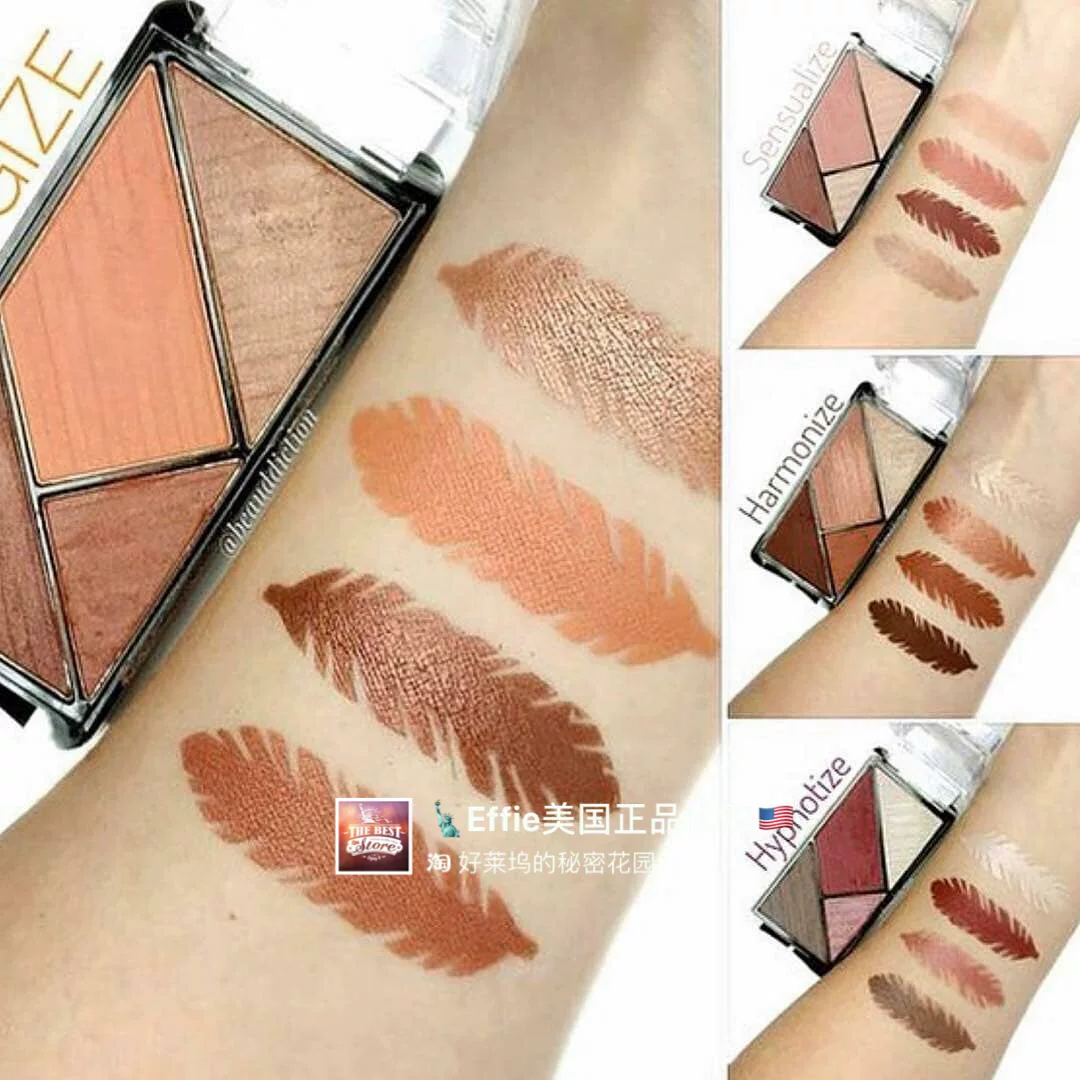 [Гарантированное] Американская палетка теней для век L.A. Girl La Girl Eye Lux 4 цвета