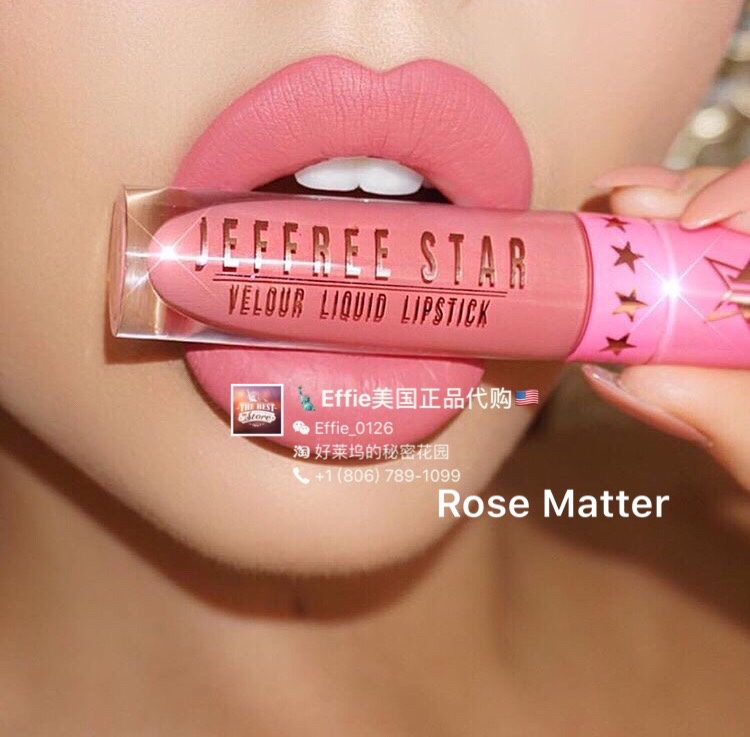 [Spot] Mỹ chính hãng Jeffree Star nhung mờ lâu dài mờ môi bóng kim loại men môi - Son bóng / Liquid Rouge 	son bóng không màu romand	