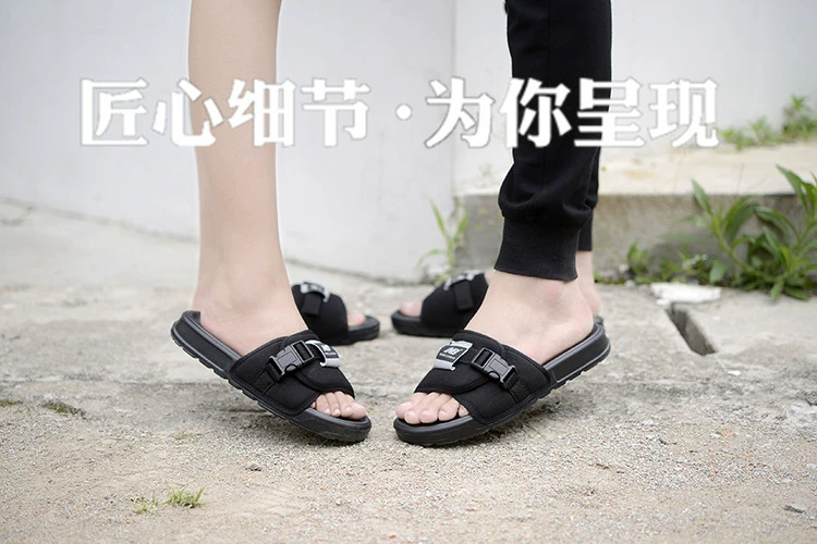 New Bailun thể thao nữ giày dép Công ty TNHH NB & NF Sandals nam giày dép mùa hè Velcro Beach Couples Sandals và dép