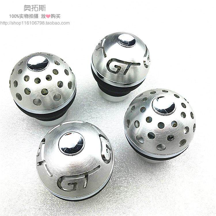 Car GT Shift Handle Head Automatic Row Blocking Head Gear Lever Hand Ball Head Aluminum Alloy Round Variable Speed Rod Retrofit Wave Stick Head