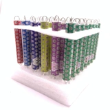 Наклейка черепа Портативный прямой стержень Прозрачная стеклянная труба Творческая индивидуальность Прямой тип маленький дым фигрия шелковая бандиская щетка пагоды