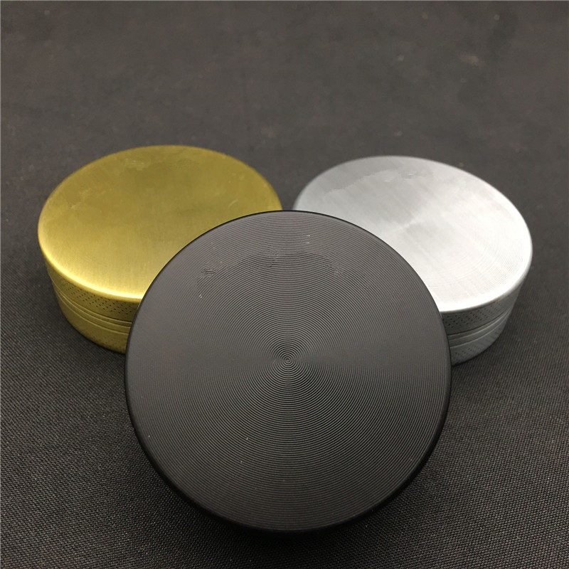 CNC aluminum alloy 50MM single - layer smoke smoke smoke flavor grass crushing grinding sharp teeth crusher