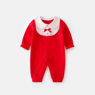 【第二件9.9】男女宝宝连体哈衣