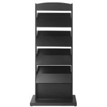eBay Tiger information rack floor-to-ceiling contract announcement brochure single-page newspaper sales department floor plan display magazine rack