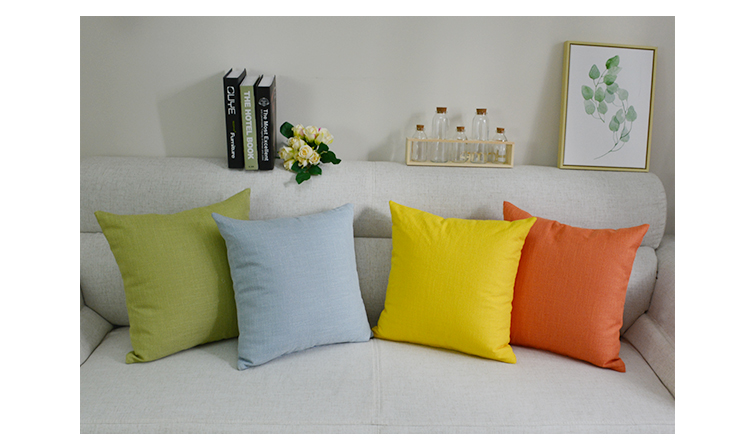 Tinh khiết bông gối bìa đệm sofa đệm lớn tối giản hiện đại phá vỡ gối trưa gối thắt lưng tùy gối xe - Trở lại đệm / Bolsters gối để ghế gỗ